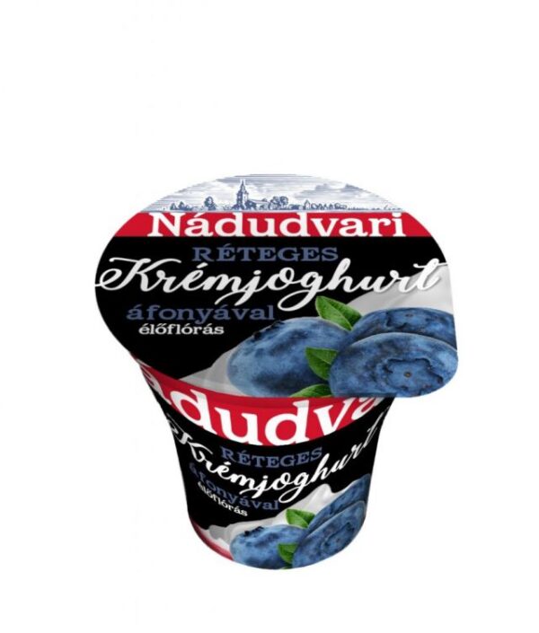 Réteges Krémjoghurt Áfonyával 180 g