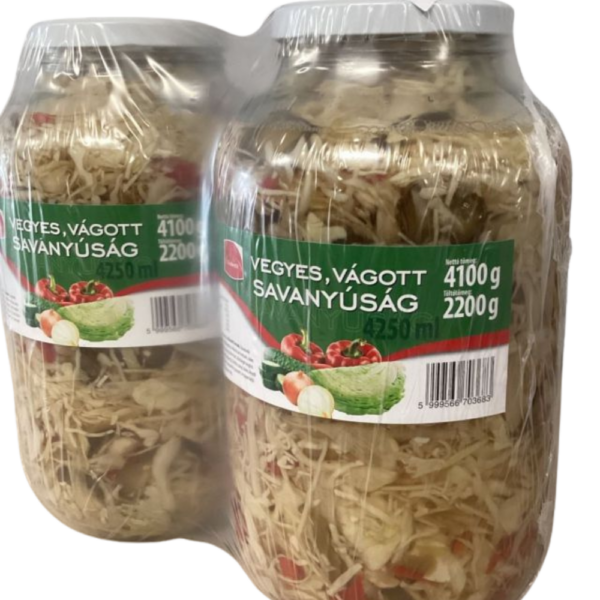 Globetti vegyes vágott savanyúság 4250ml