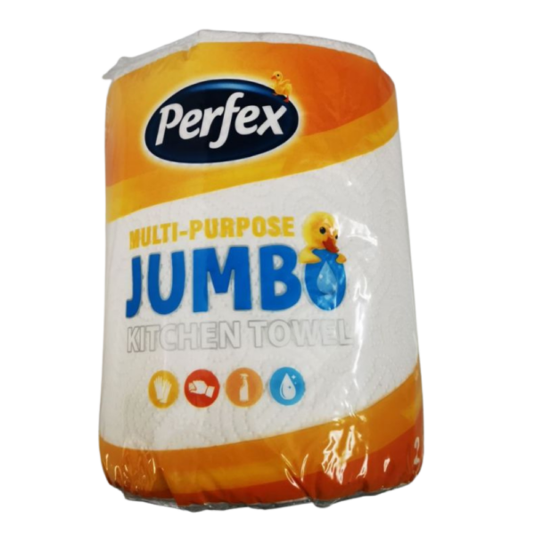 Perfex Jumbo Konyhai Kéztörlő 2 rét 150 lap sárga