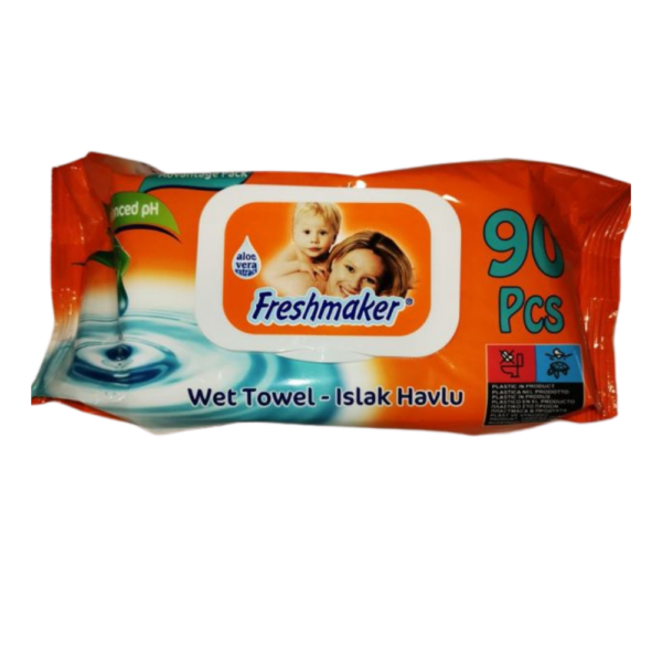 Freshmaker baby nedves törlőkendő 90db