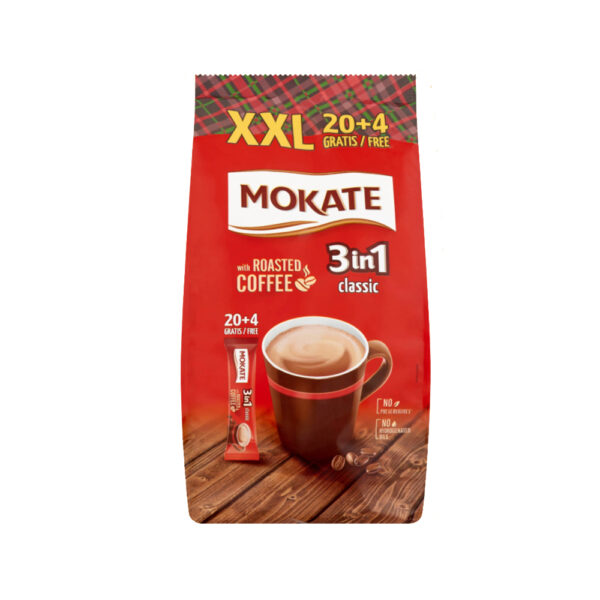 Mokate Instant Kávé 3:1 XXL 20+4* 17 gr