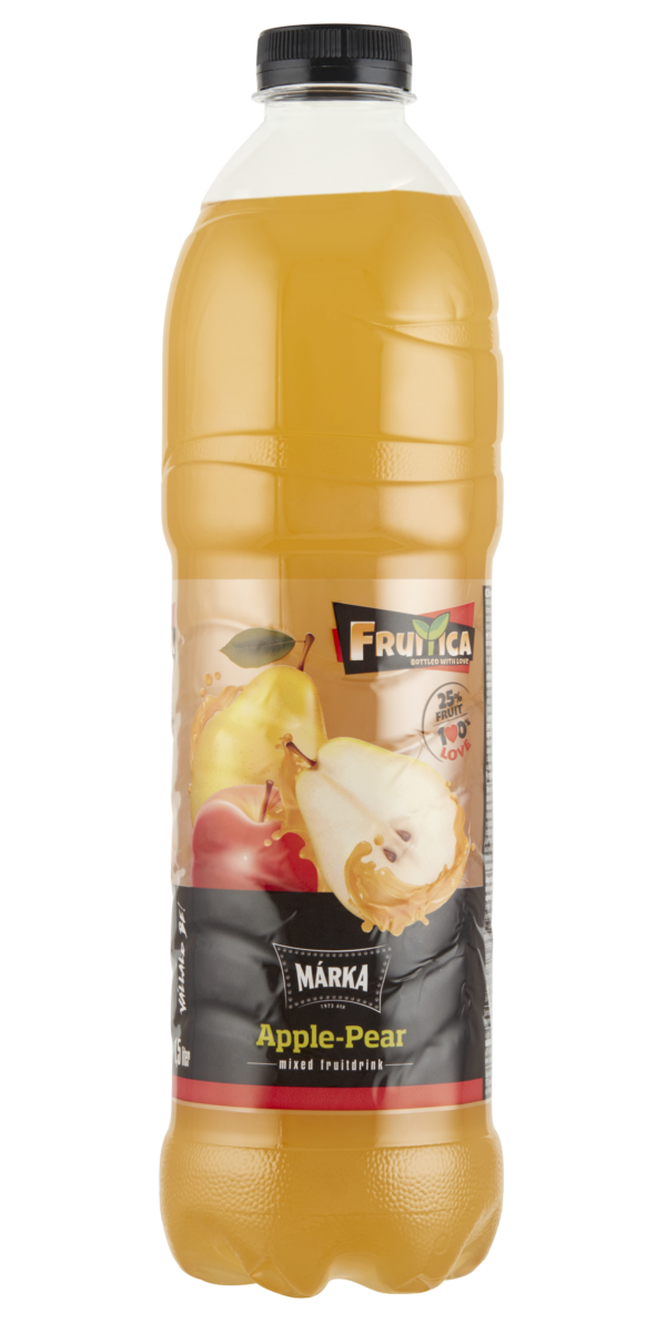 Márka  Fruitica Alma-Körte Vegyes gyüm 25% 1,5 liter +Drs visszaváltási díj