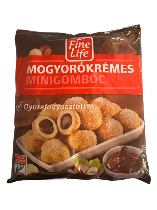 Mogyorókrémes mini gombóc 600 gr