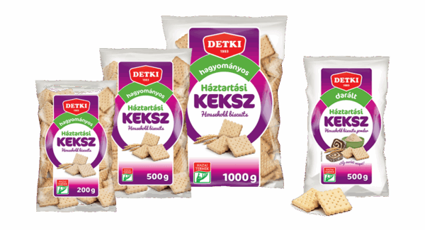 Detki Háztartási Keksz 200 g – ropogós, aranybarna keksz klasszikus ízzel, tökéletes süteményekhez és nassoláshoz.