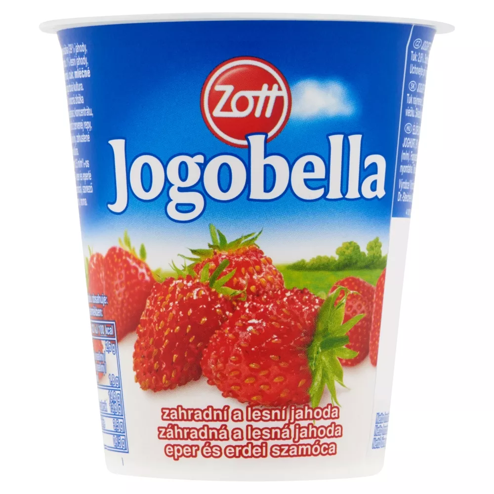 Jogobella Gyümölcs Joghurt 150g, krémes és ízletes gyümölcsdarabokkal, tökéletes reggeli vagy nassolnivaló.