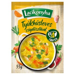 Tyúkhúsleves csigatésztával 4 tányéros 55g
