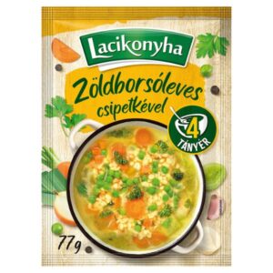 Zöldborsóleves csipetkével 4 tányéros 77g